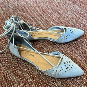 Light blue lace up flats - Christian Siriano for Payless